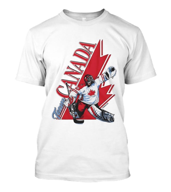 Team Canada Hockey Goalie Maple Leaf T-Shirt