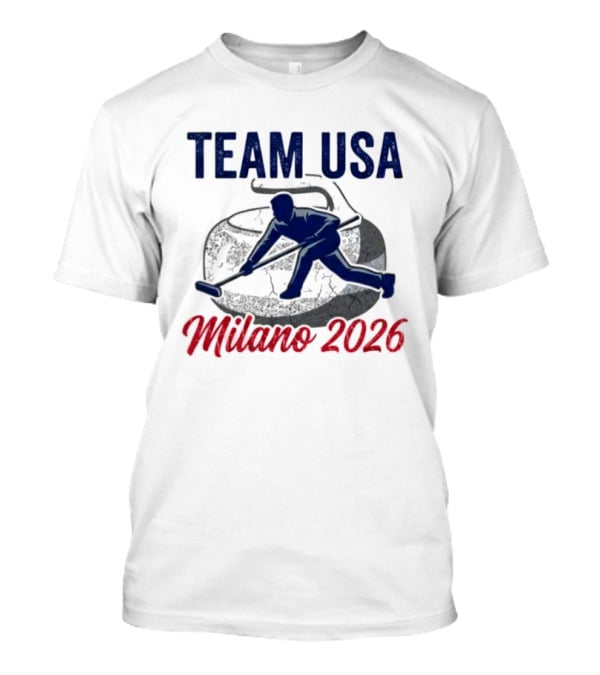 Team USA Curling Milano 2026 Olympics T-Shirt