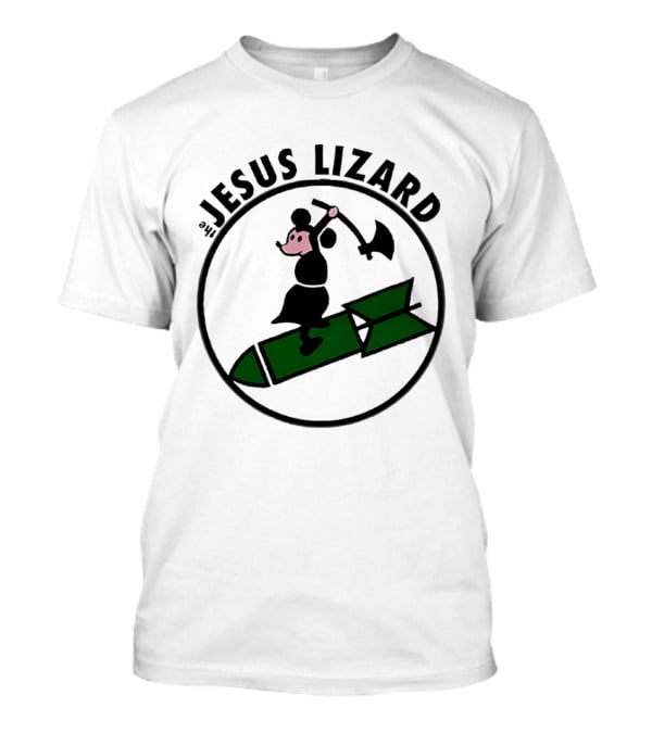 The Jesus Lizard Mouse Riding Bomb Punk Rock Music T-Shirt