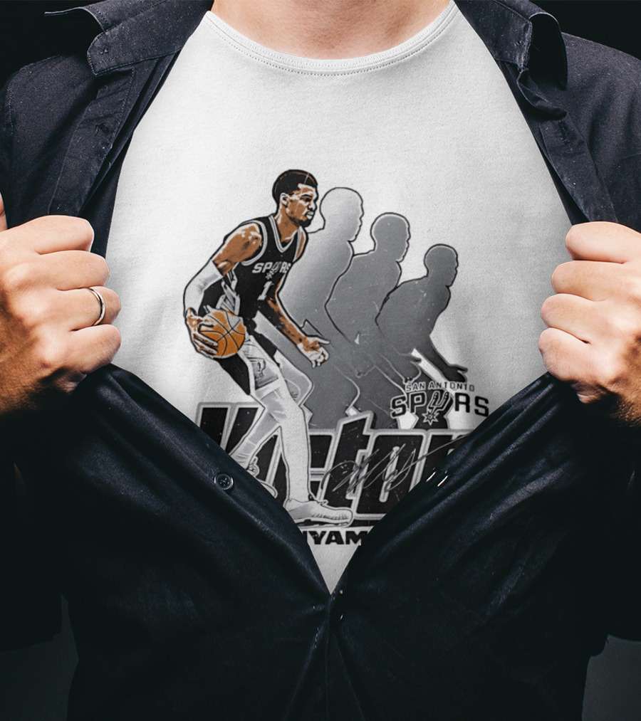 Victor Wembanyama San Antonio Spurs Basketball Action Spurs T-Shirt