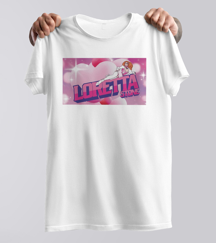 Loretta Stone Miss Cornfed Comedy Fantasy Style Sparkling Heart T-Shirt