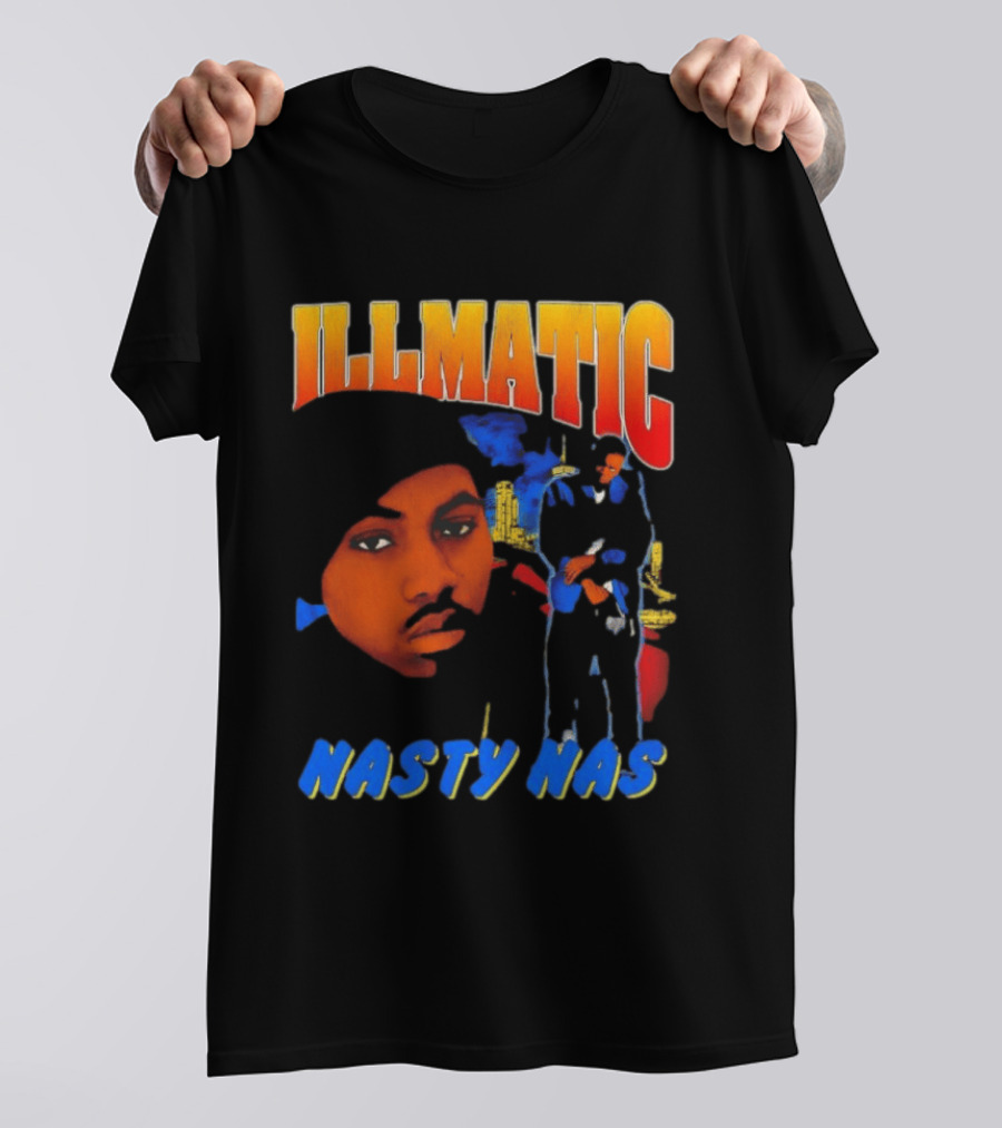 Nasty Nas Illmatic Urban Album Cover T-Shirt