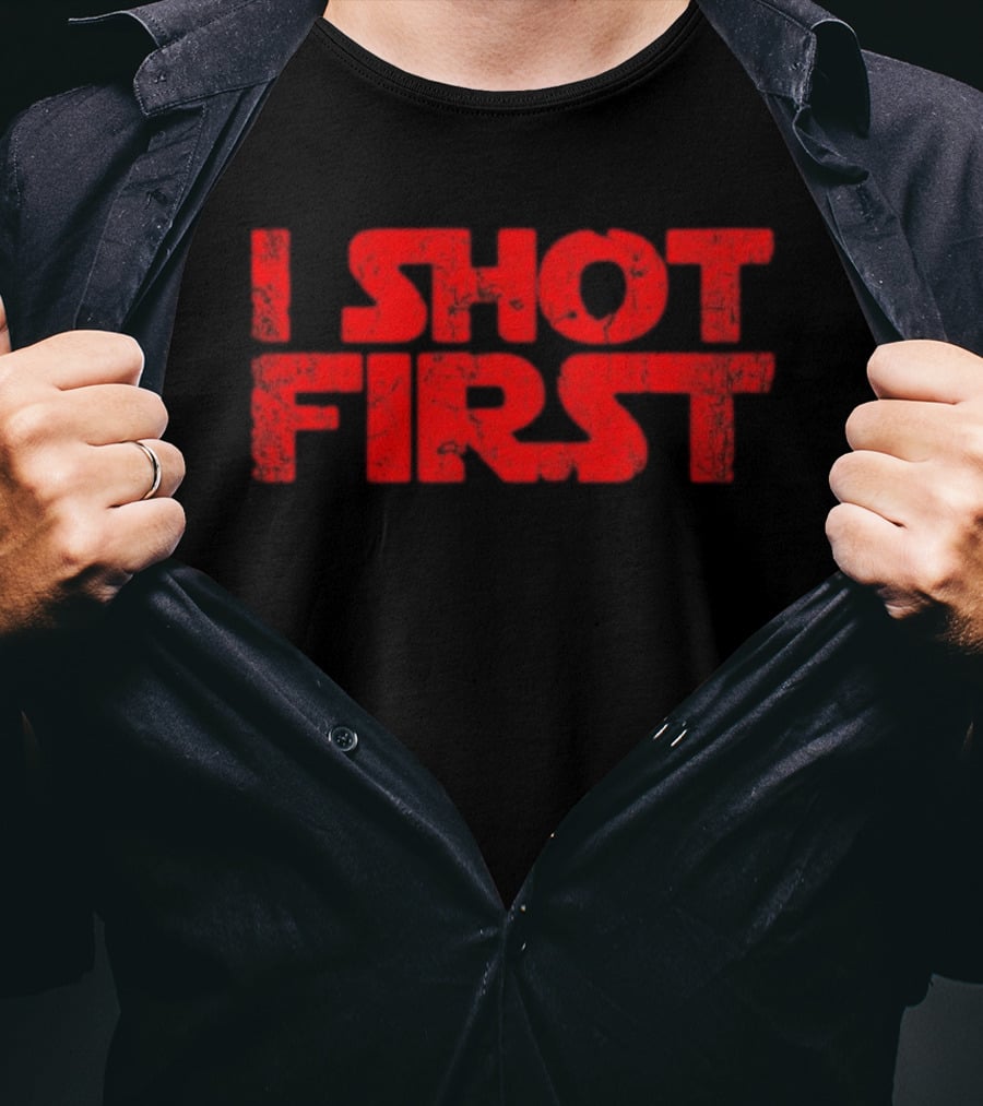 I Shot First Star Wars Iconic Red T-Shirt