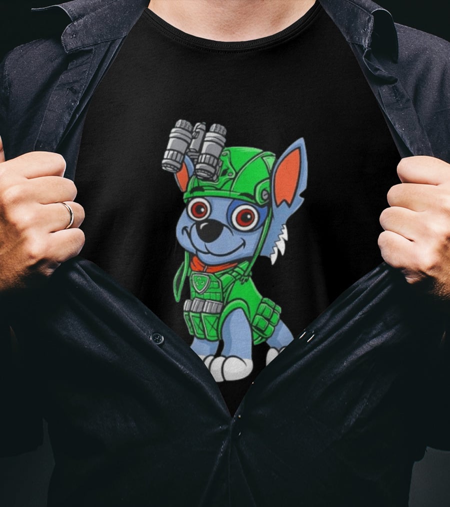 Rocky PAW Patrol Night Vision Recycling Dog T-Shirt