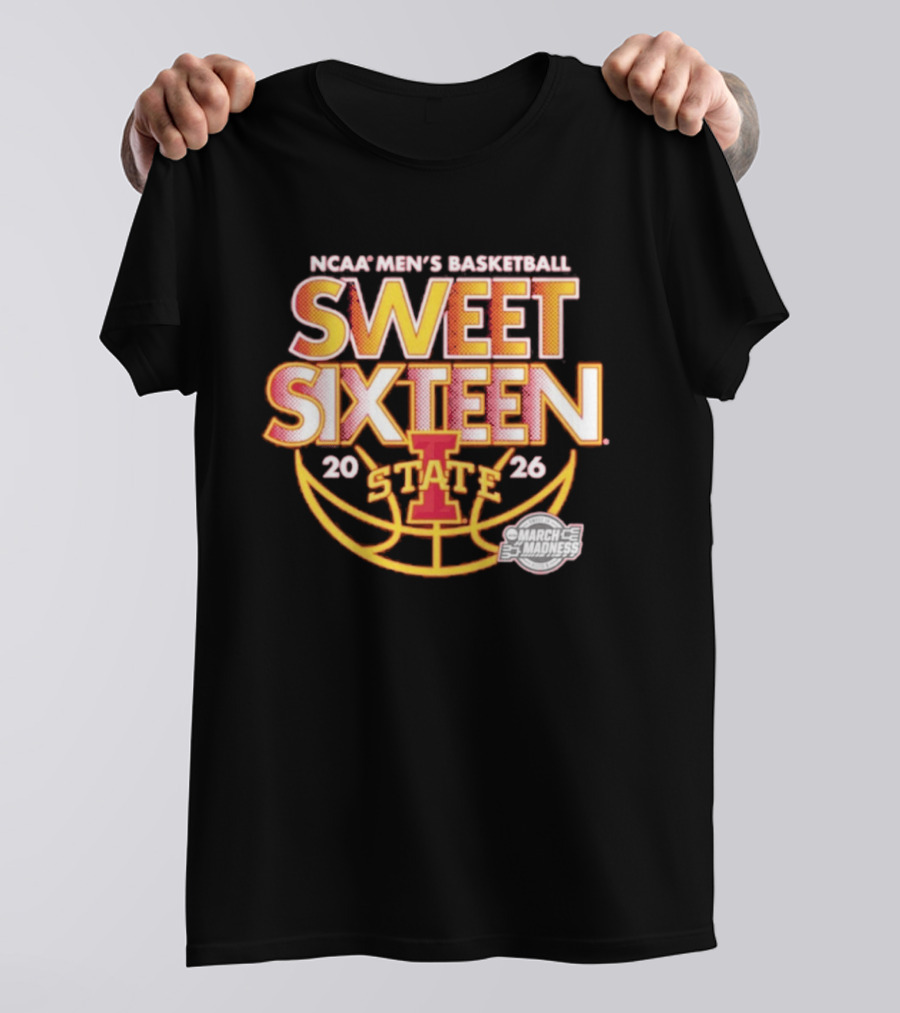 NCAA Men's Basketball Iowa State 2026 Sweet Sixteen March Madness T-Shirt