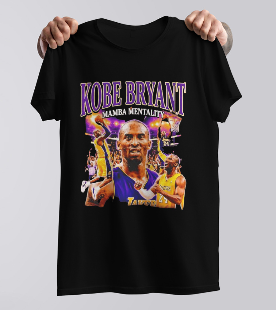 Kobe Bryant Mamba Mentality Los Angeles Lakers NBA 24 T-Shirt