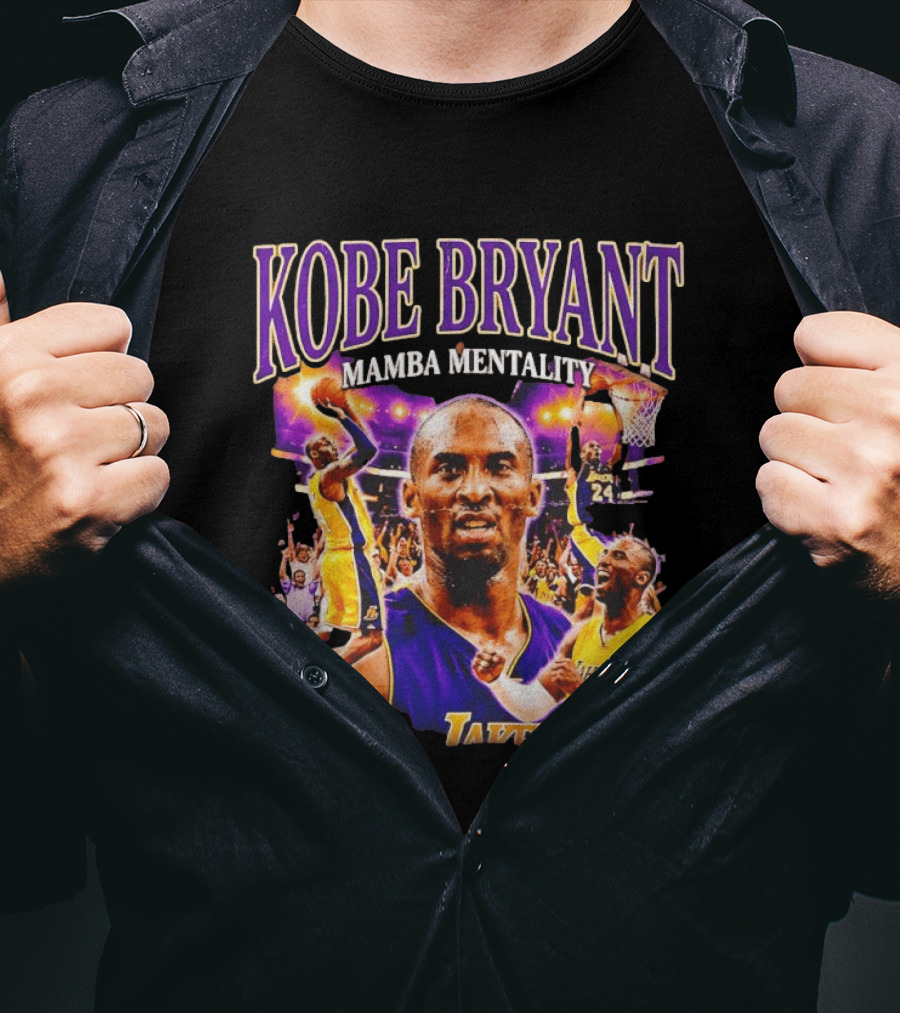 Kobe Bryant Mamba Mentality Los Angeles Lakers NBA 24 T-Shirt