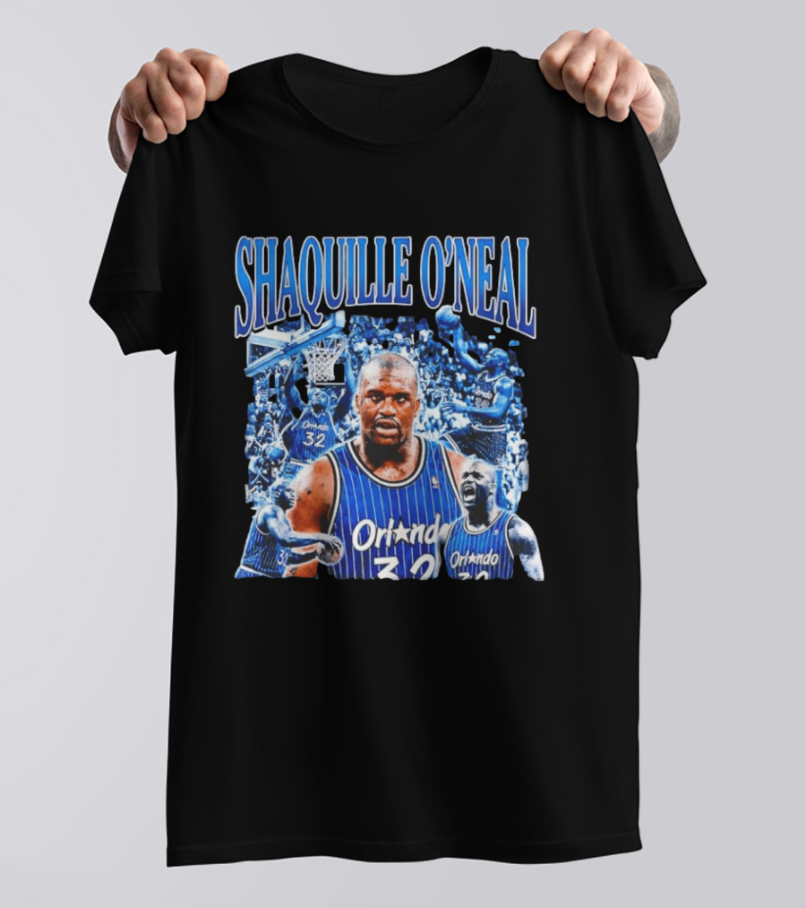 Shaquille O'Neal Orlando Magic 32 Basketball Legend T-Shirt