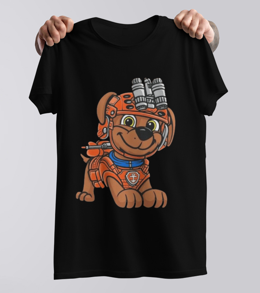 Zuma PAW Patrol Water Rescue Pup With Anchor Emblem And Goggles T-Shirt