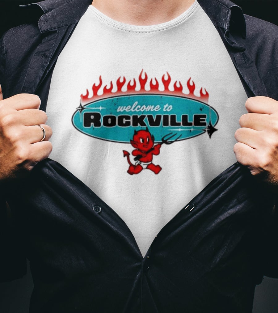 Welcome To Rockville Little Devil Flame T-Shirt