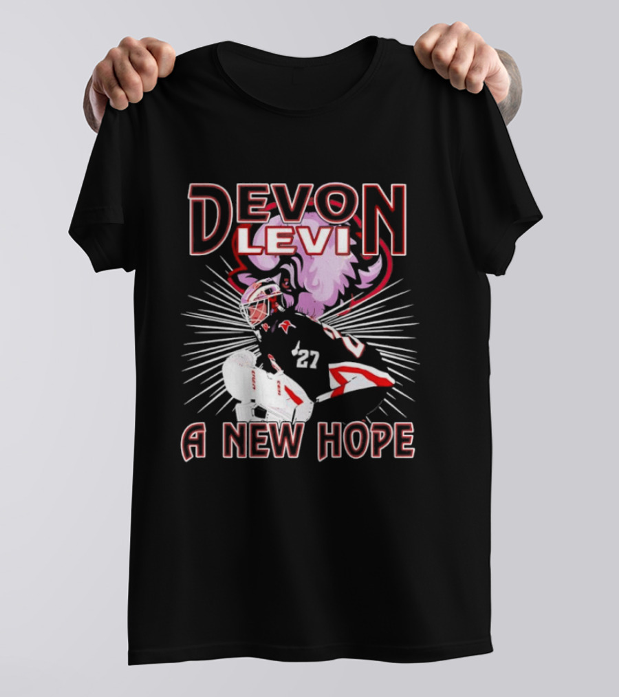 Buffalo Sabres Devon Levi A New Hope Hockey Player 27 T-Shirt