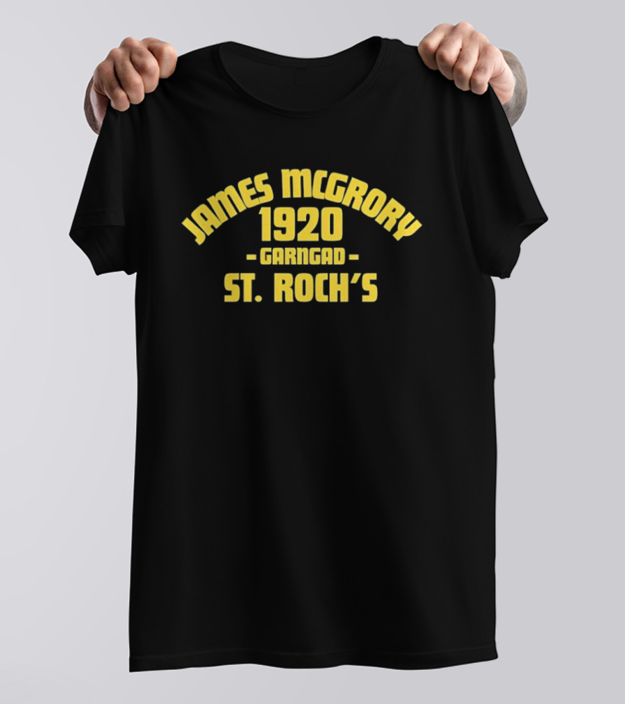 James McGrory 1920 Garngad St. Roch's Retro Football History T-Shirt