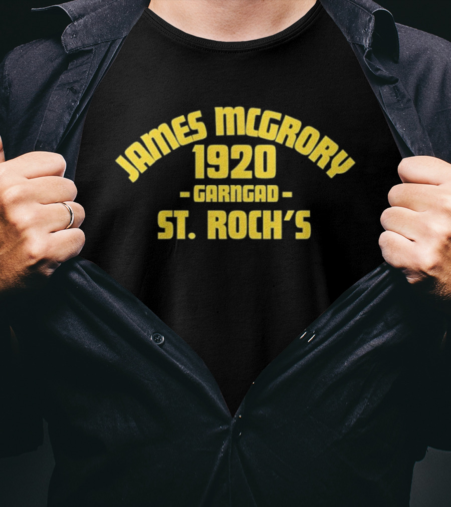 James McGrory 1920 Garngad St. Roch's Retro Football History T-Shirt