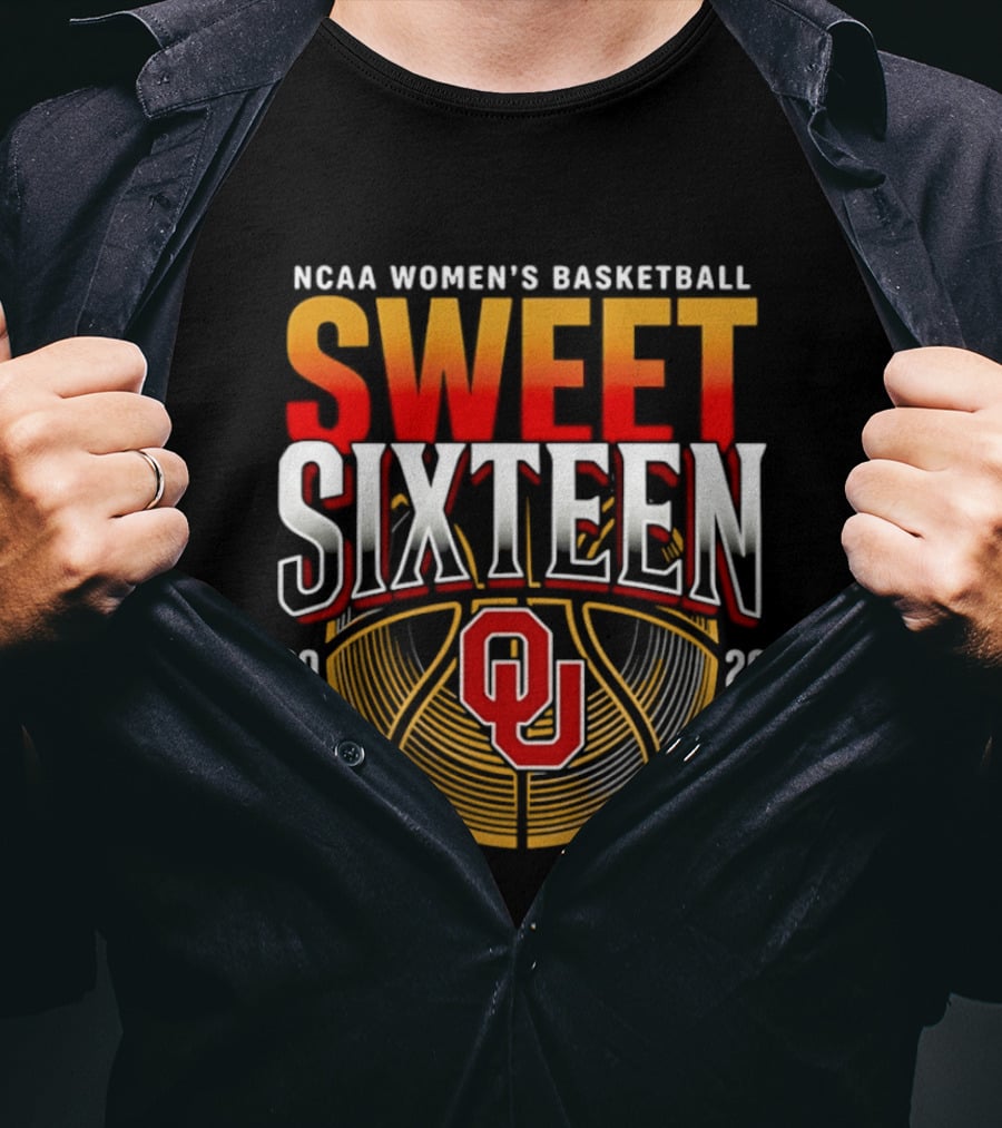 NCAA Women's Basketball 2026 Oklahoma Sweet Sixteen March Madness T-Shirt