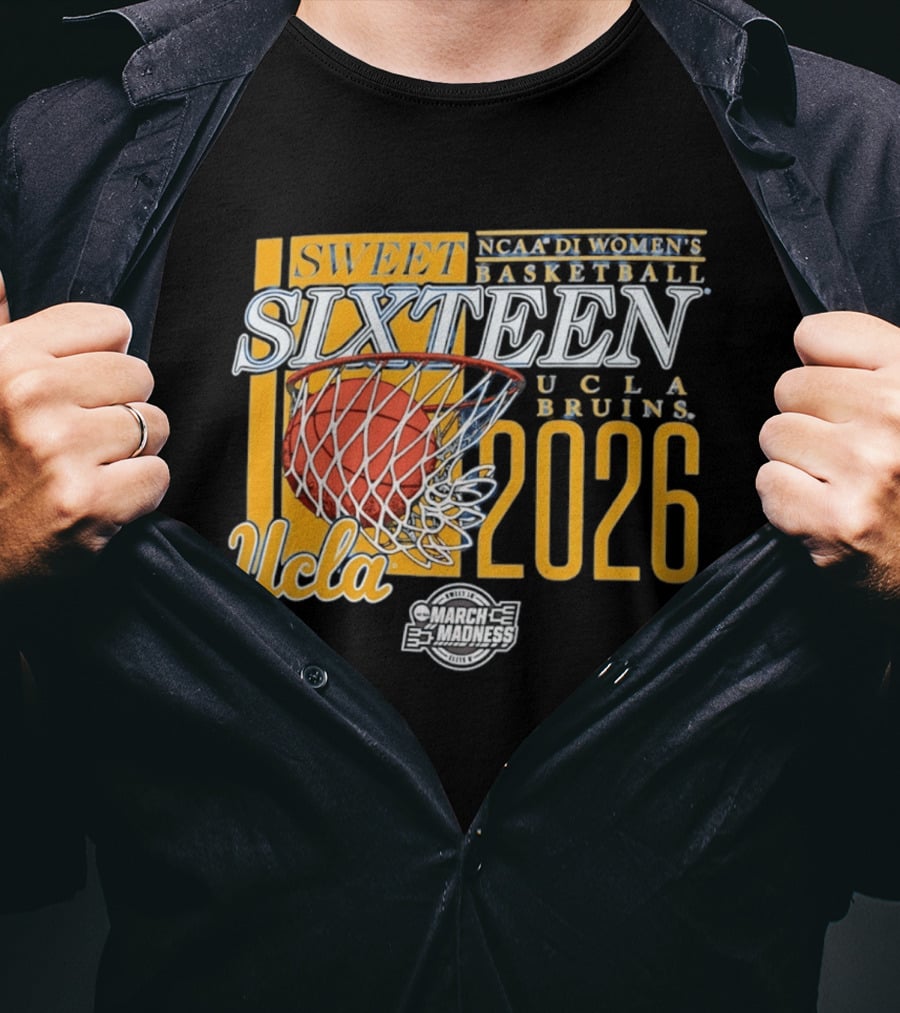 UCLA Bruins NCAA Women's Basketball Sweet Sixteen 2026 T-Shirt