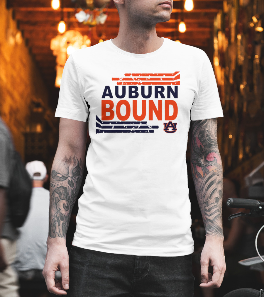 Auburn Bound Tigers AU Logo College Spirit T-Shirt