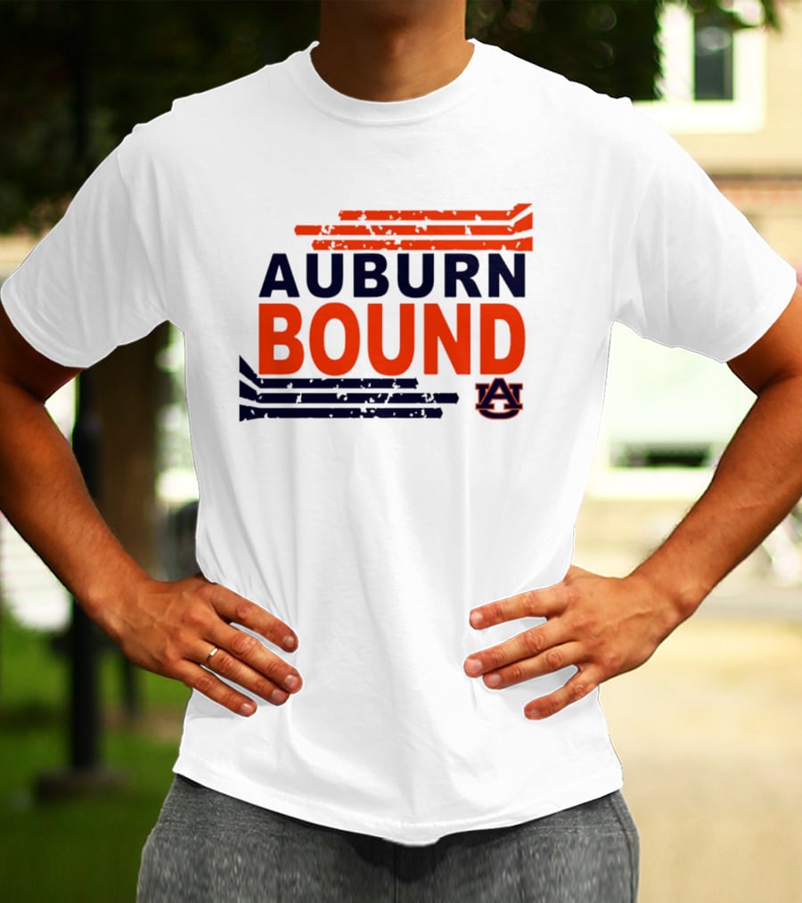 Auburn Bound Tigers AU Logo College Spirit T-Shirt