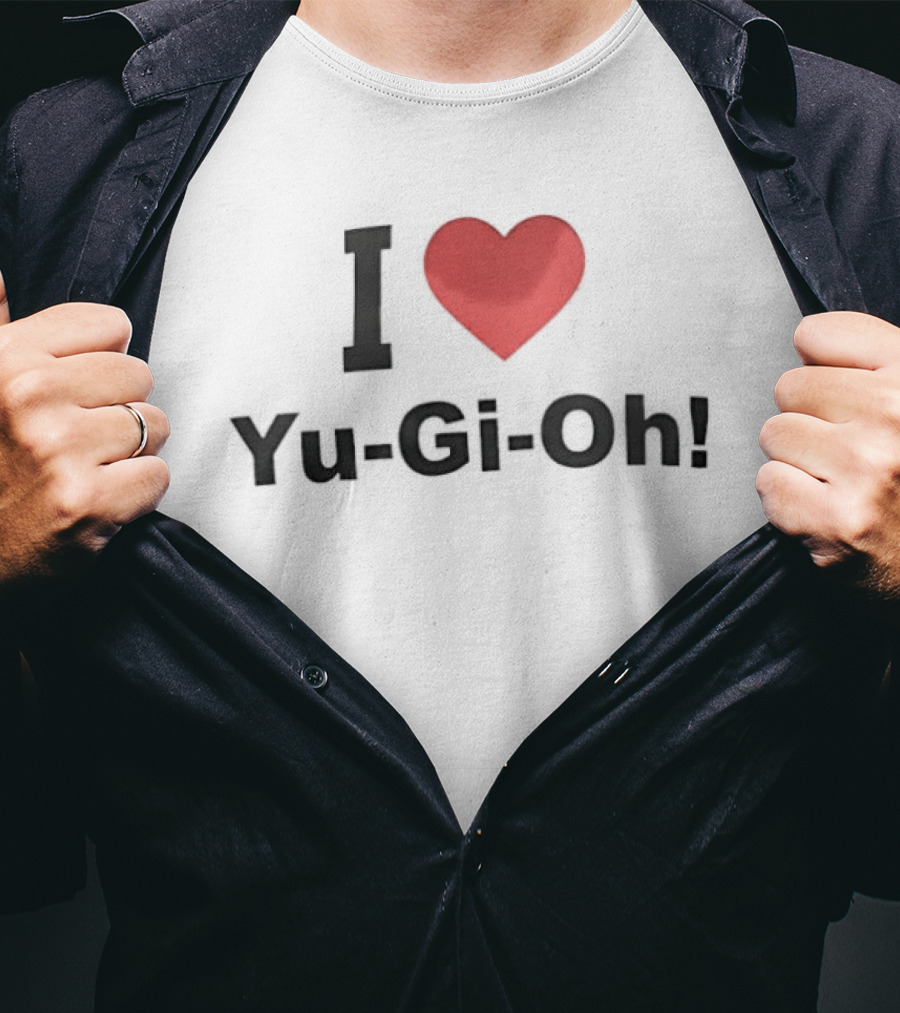 I Love Yu Gi Oh Perfect Gift For Card Game Fans T-Shirt