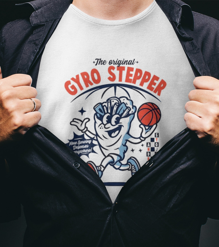 The Original Gyro Stepper Illinois Fighting Illini Basketball T-Shirt