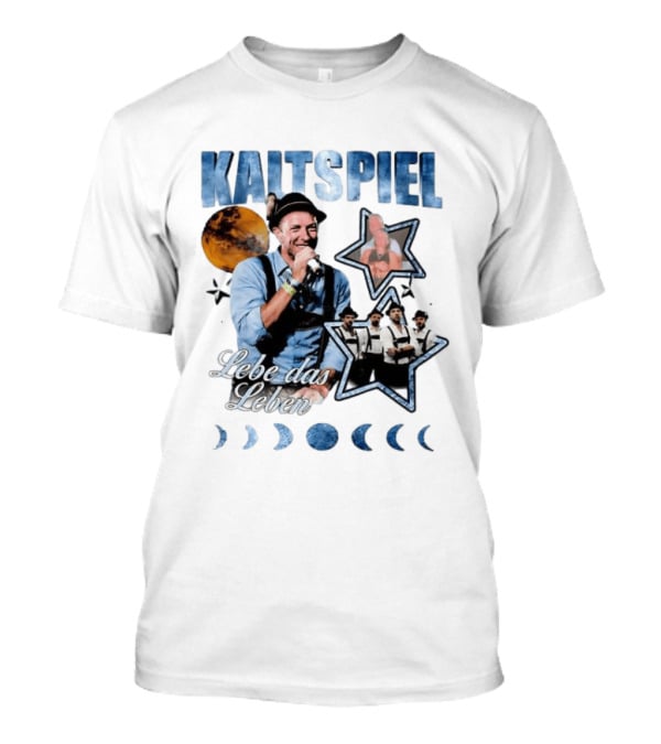 Kaltspiel Lebe Das Leben Moon Phases Band Performance T-Shirt