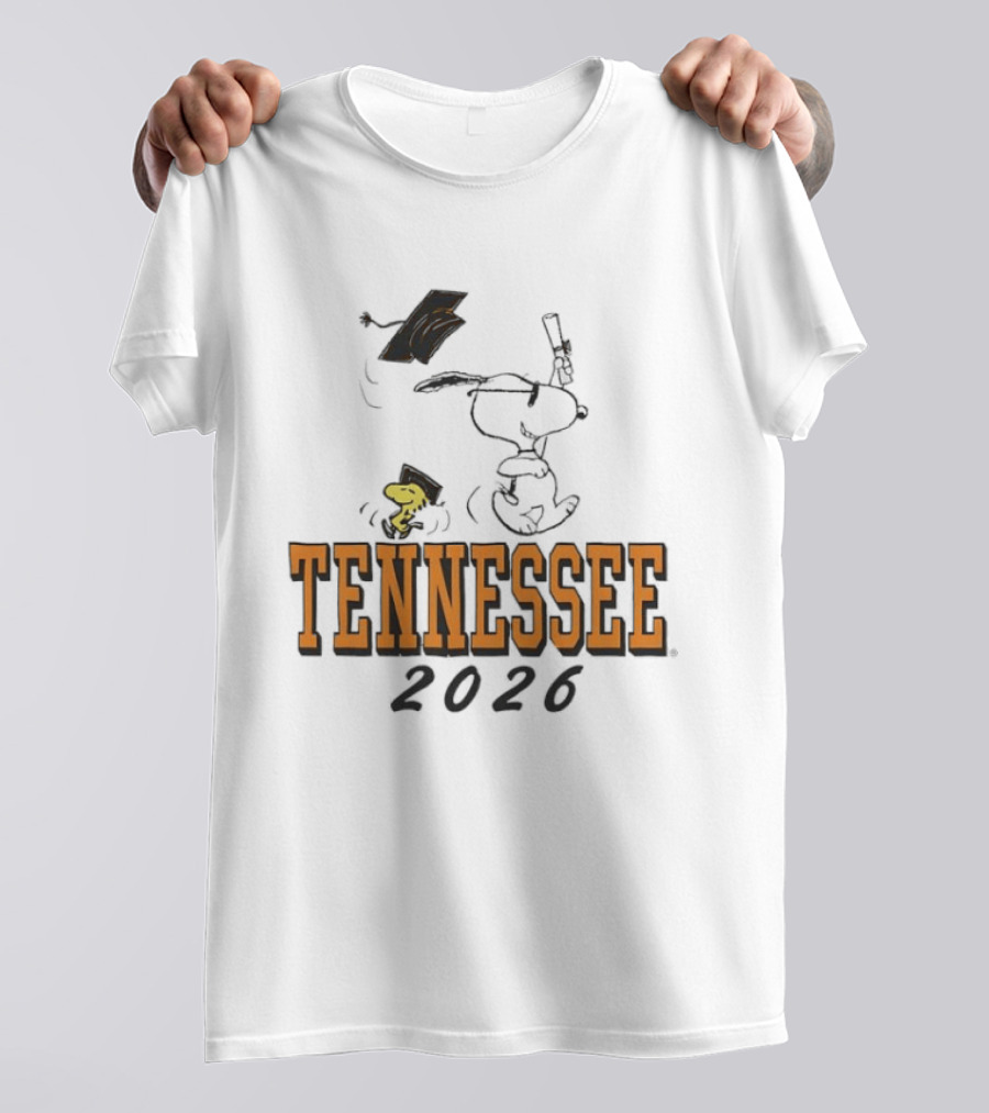 Tennessee 2026 Snoopy Woodstock Graduation University T-Shirt