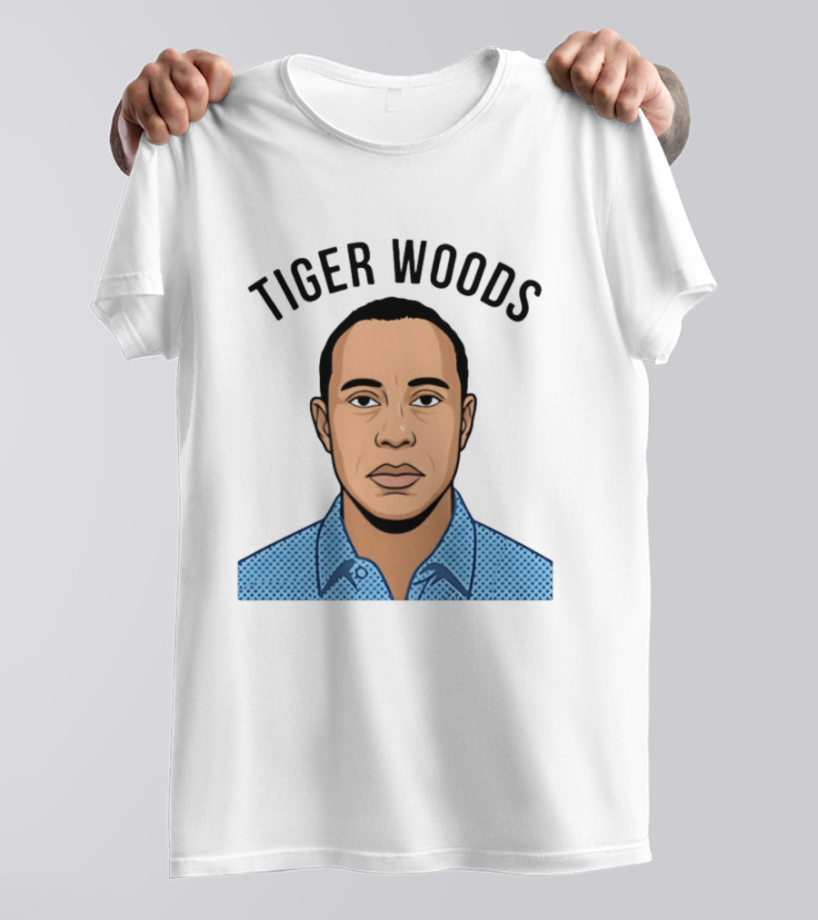Tiger Woods Shot Caricature 2026 T-Shirt