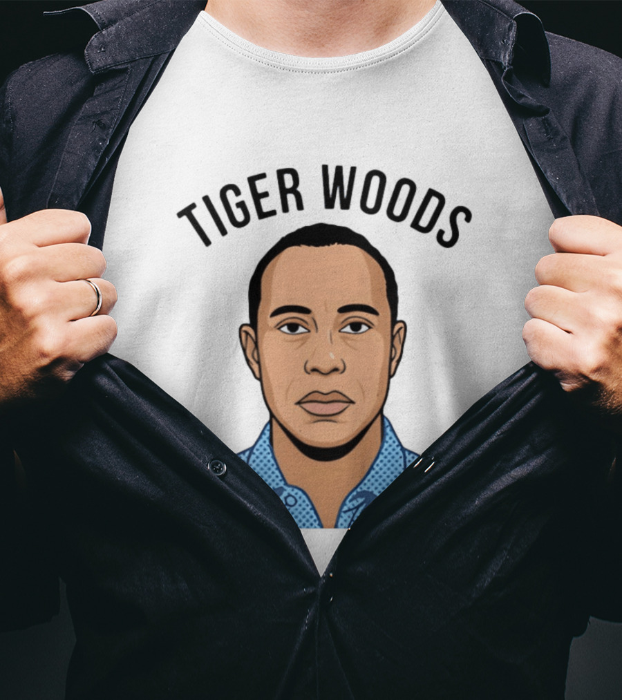 Tiger Woods Shot Caricature 2026 T-Shirt