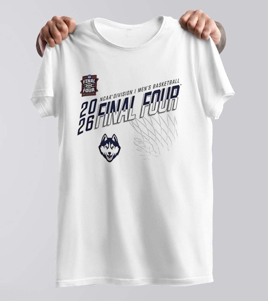 UConn Huskies 2026 NCAA Men's Basketball Final Four March Madness Houston T-Shirt