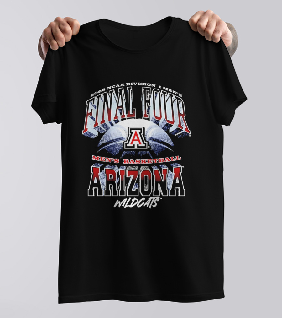 2026 NCAA Division I Men's Basketball Final Four Arizona Wildcats T-Shirt