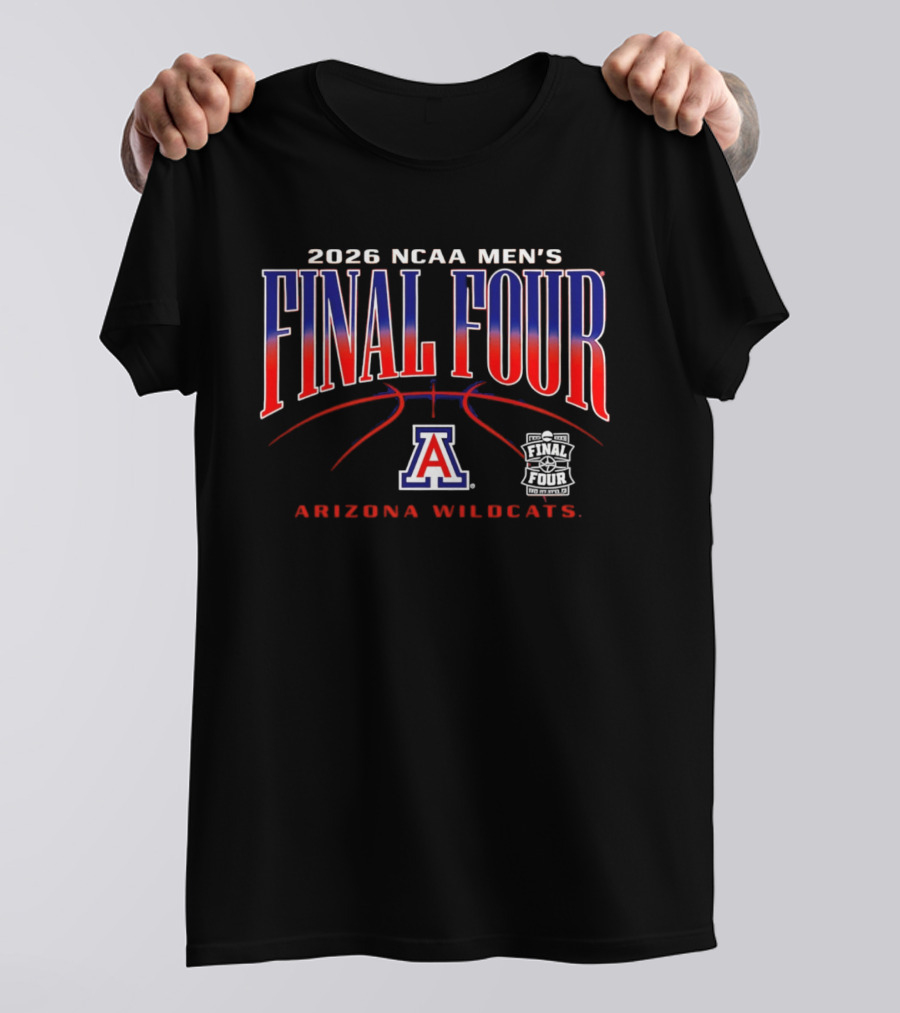 2026 NCAA Men's Final Four Arizona Wildcats March Madness T-Shirt