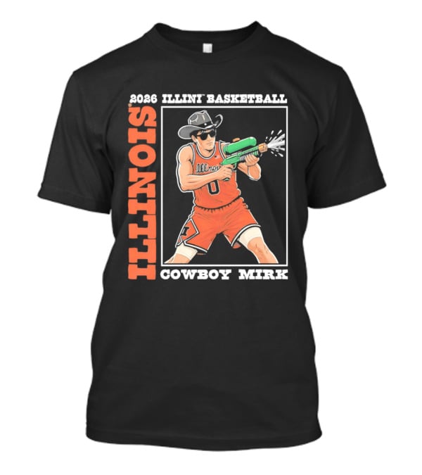 2026 Illinois Basketball Cowboy Mirk T-Shirt