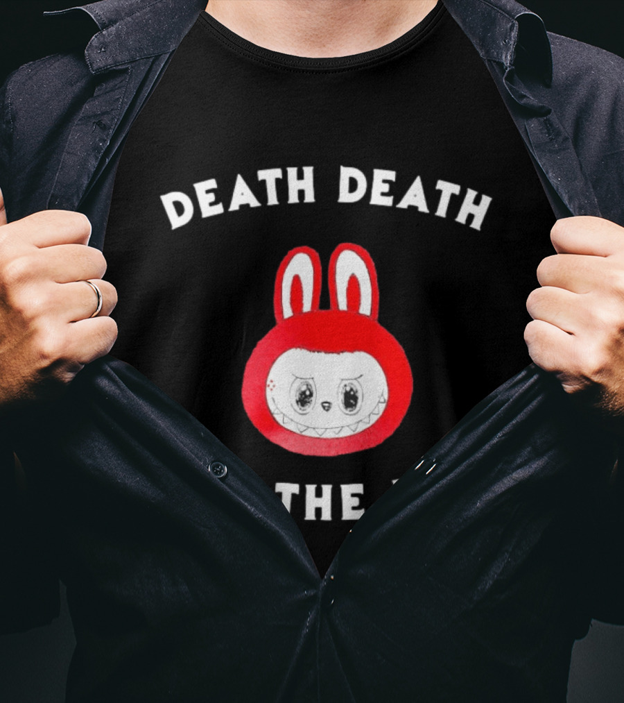 Death Death To The IDF Labubu Head T-Shirt