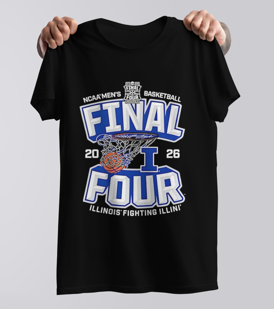 NCAA Men's Basketball Final Four 2026 Illinois Fighting Illini T-Shirt