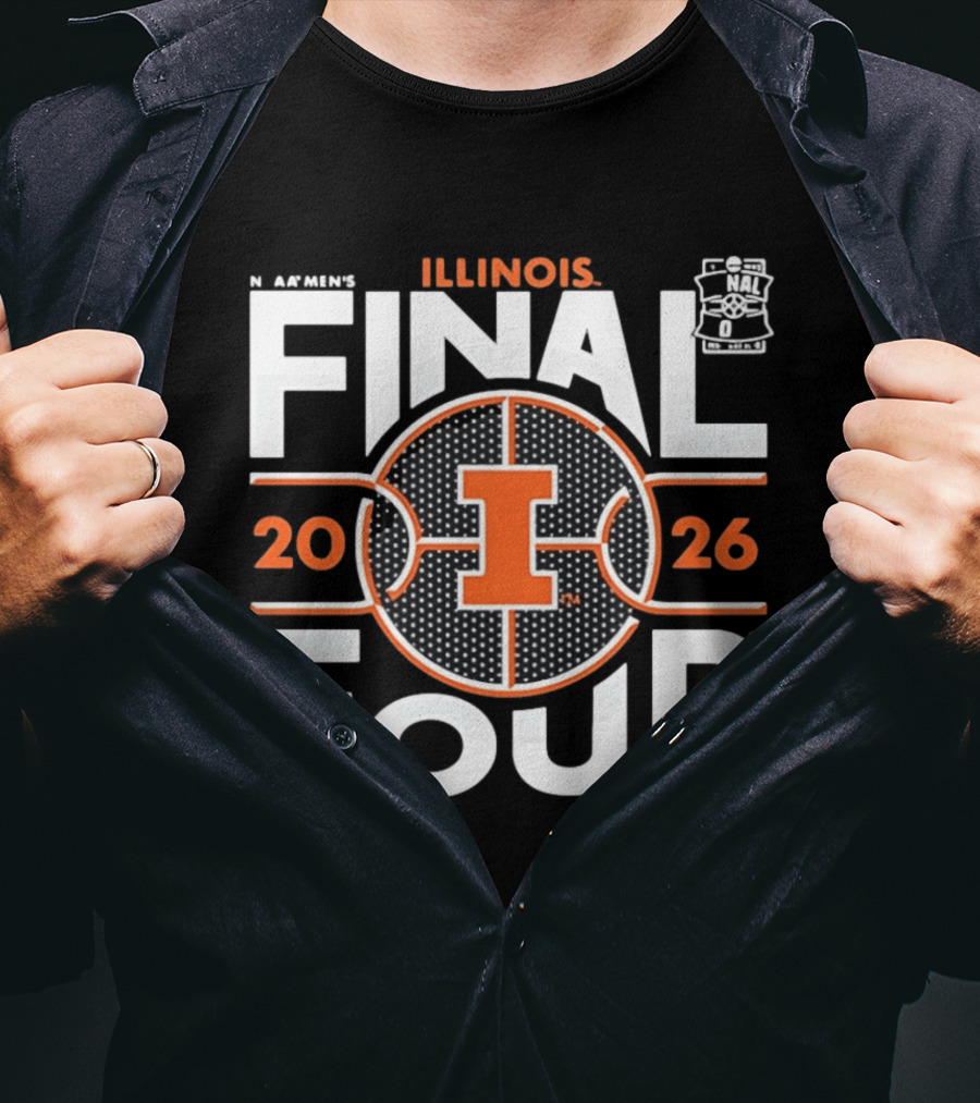 Illinois Final Four 2026 Men's March Madness Basketball T-Shirt