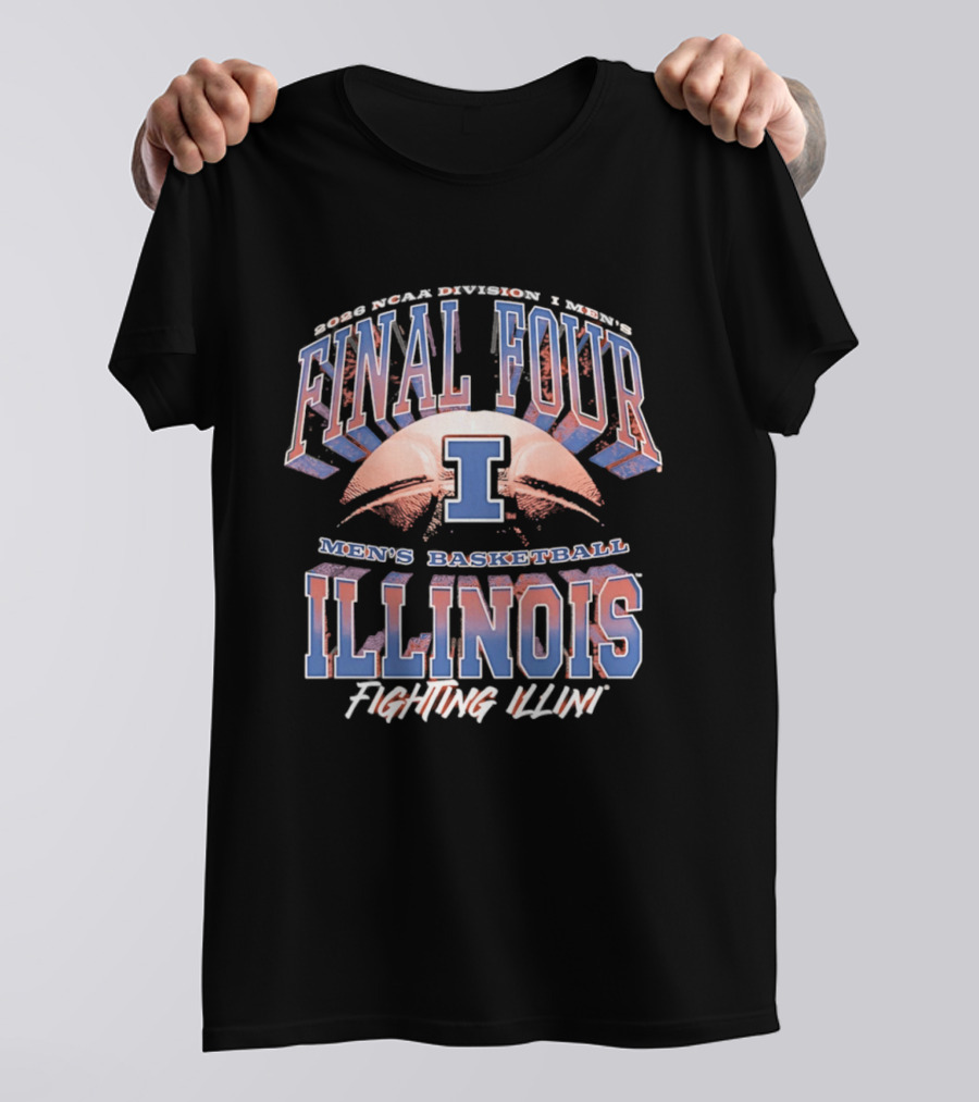 NCAA Division I Finals 2026 Illinois Fighting Illini Men's Basketball March Madness T-Shirt