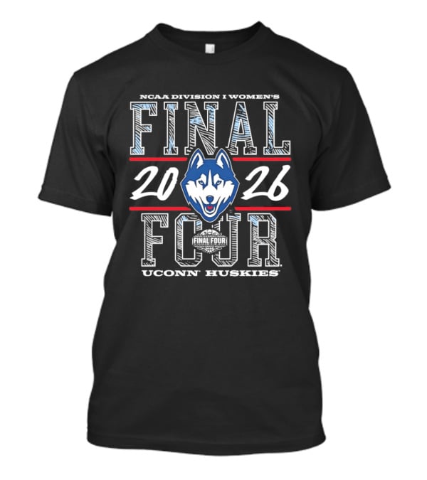 NCAA Division I Women's 2026 Final Four UConn Huskies T-Shirt