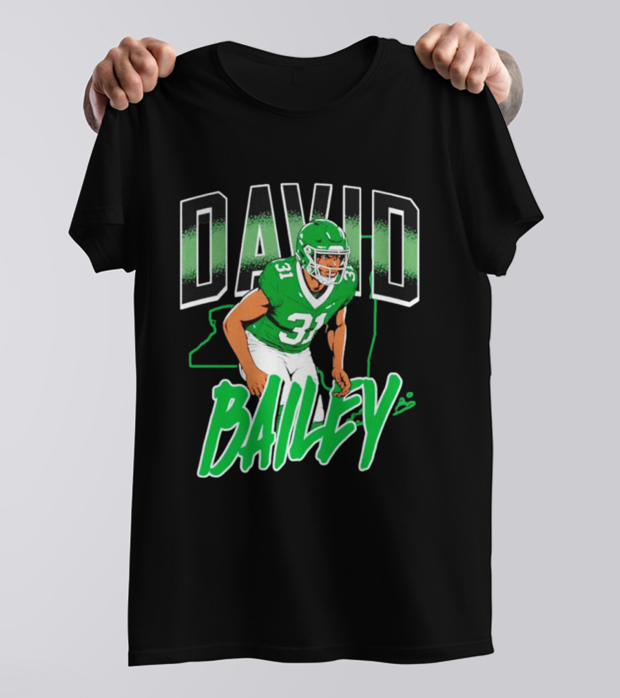 David Bailey New York Jets Football Number 31 Athletics T-Shirt
