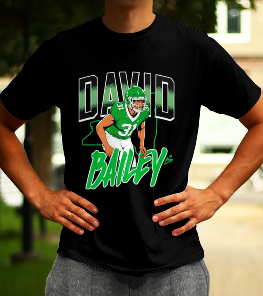 David Bailey New York Jets Football Number 31 Athletics T-Shirt