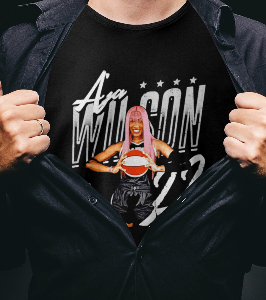 A'ja Wilson Las Vegas Aces Basketball 22 T-Shirt