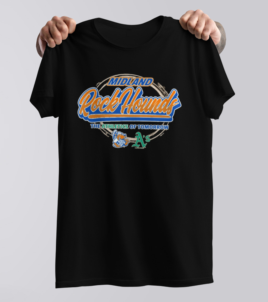 Midland RockHounds Athletics Of Tomorrow A's Affiliate Bimm Ridder Edamame T-Shirt