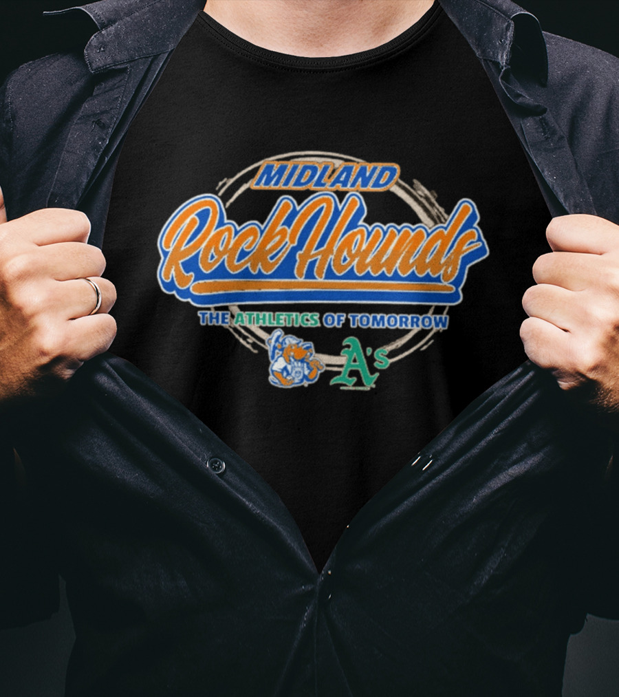 Midland RockHounds Athletics Of Tomorrow A's Affiliate Bimm Ridder Edamame T-Shirt