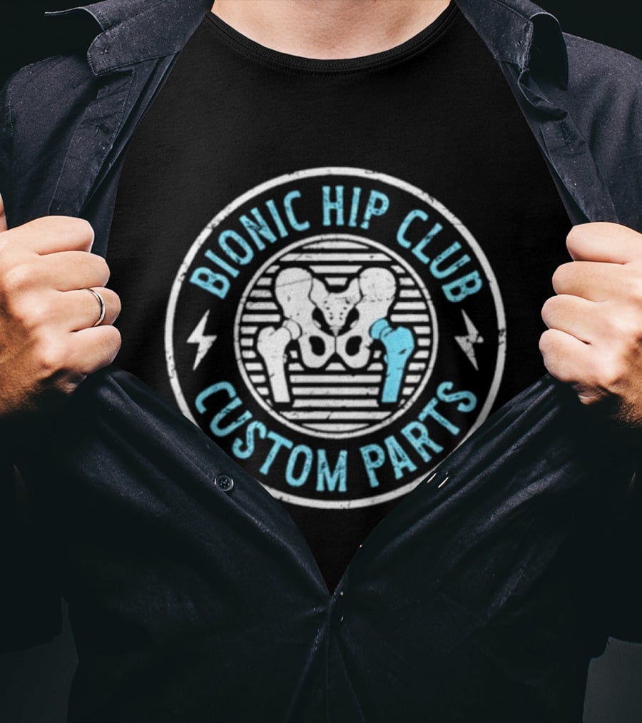 Bionic Hip Club Custom Parts Retro Circle T-Shirt
