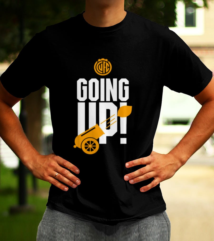 Cambridge United FC Going Up 2026 Cannonball Celebration T-Shirt