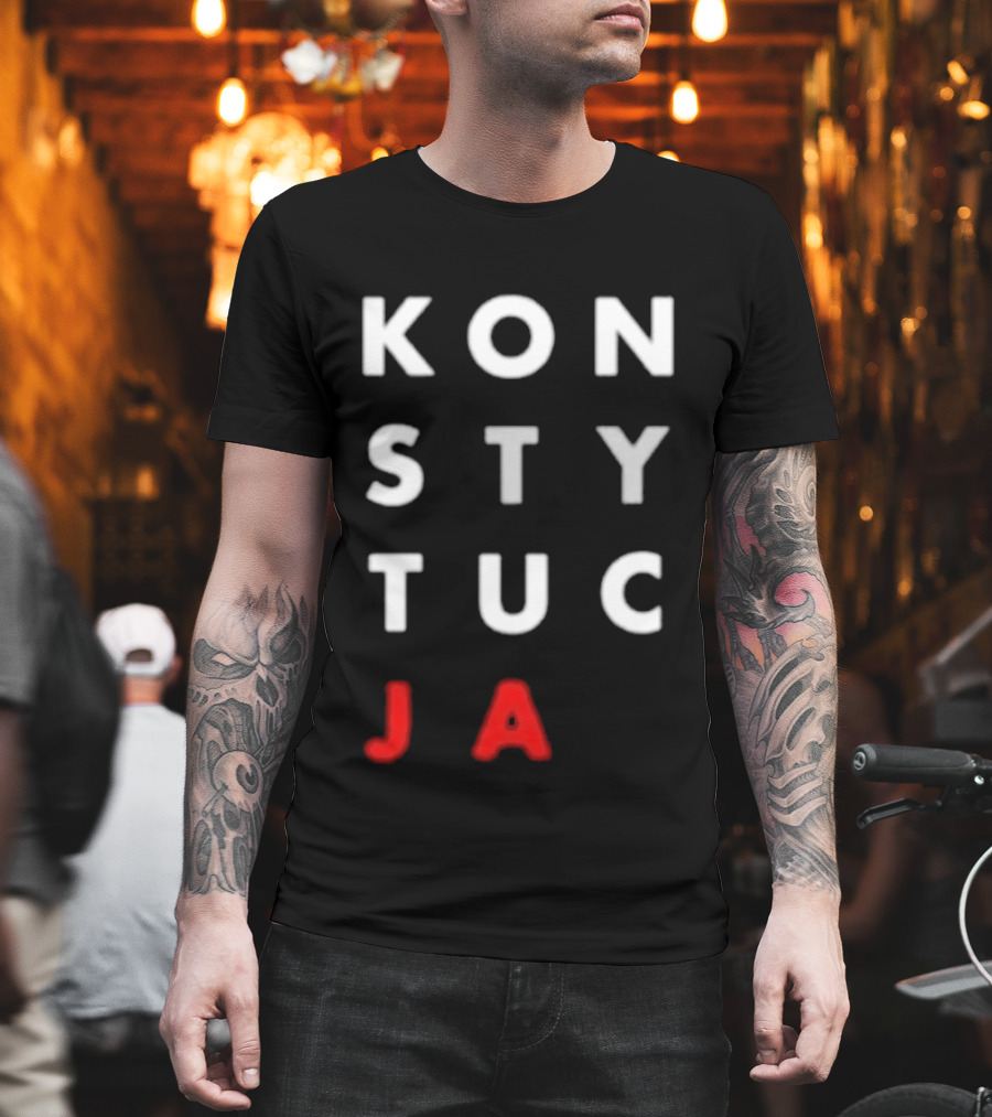 Konstytucja Polska Protest 2021 Koszulka T-Shirt