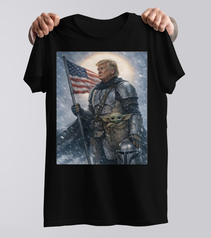 Happy Star Wars Day 2026 Donald Trump Grogu May The 4th Be With You The Mandalorian Star Wars Grogu T-Shirt