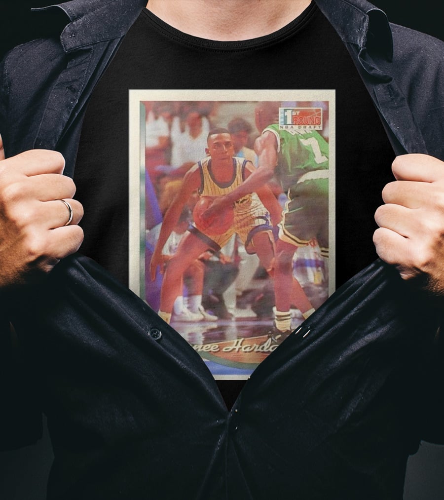 Anfernee Hardaway Magic G First Round NBA Draft 1993 Basketball Card T-Shirt