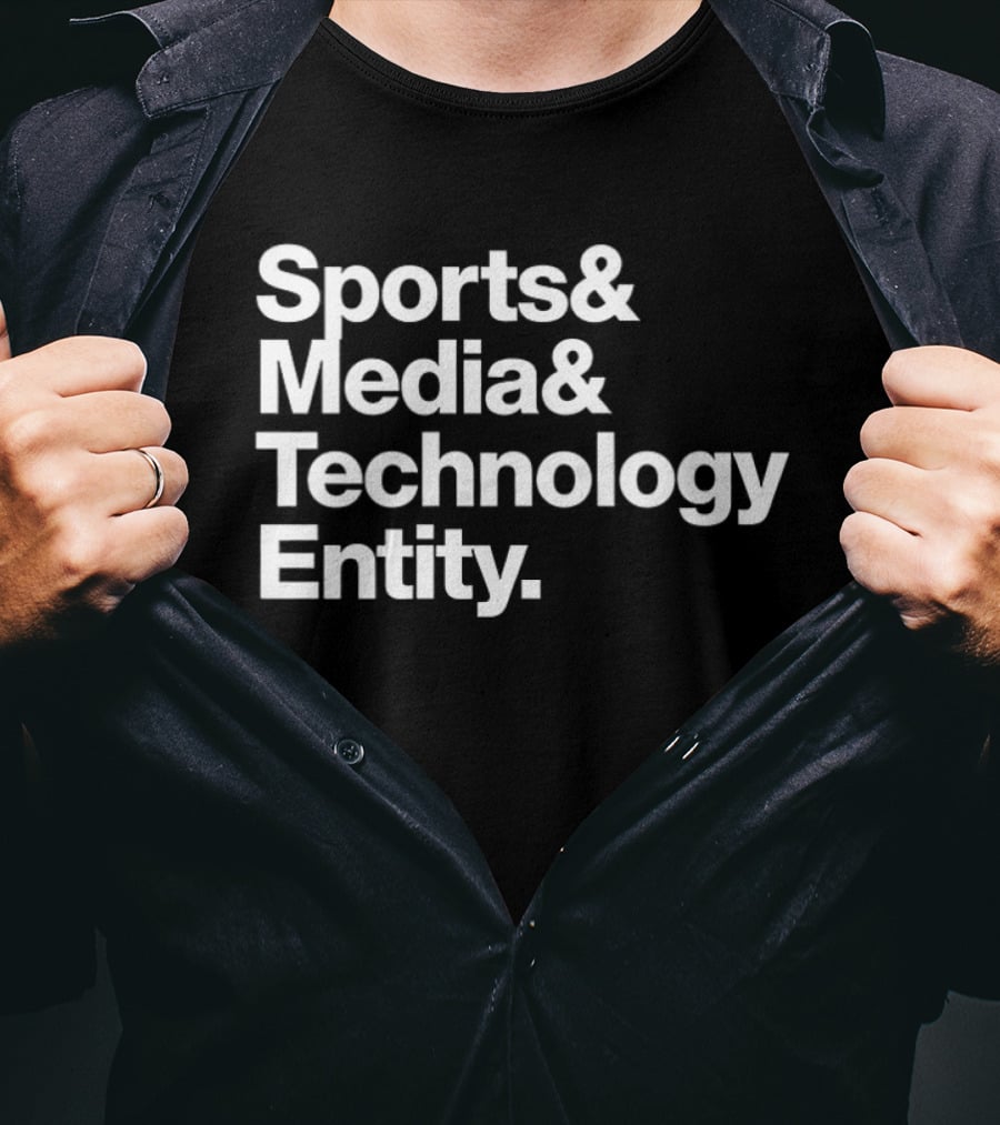 Sports Media Technology Entity Collaboration T-Shirt