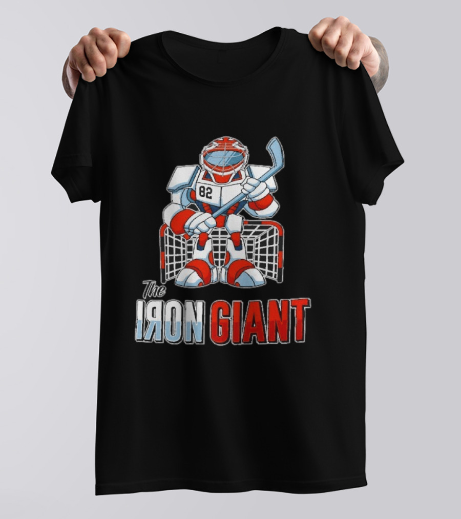 The Iron Giant Hockey Goalie Robot 82 T-Shirt