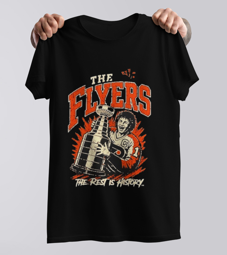 The Flyers The Rest Is History Iconic Hockey Celebration T-Shirt