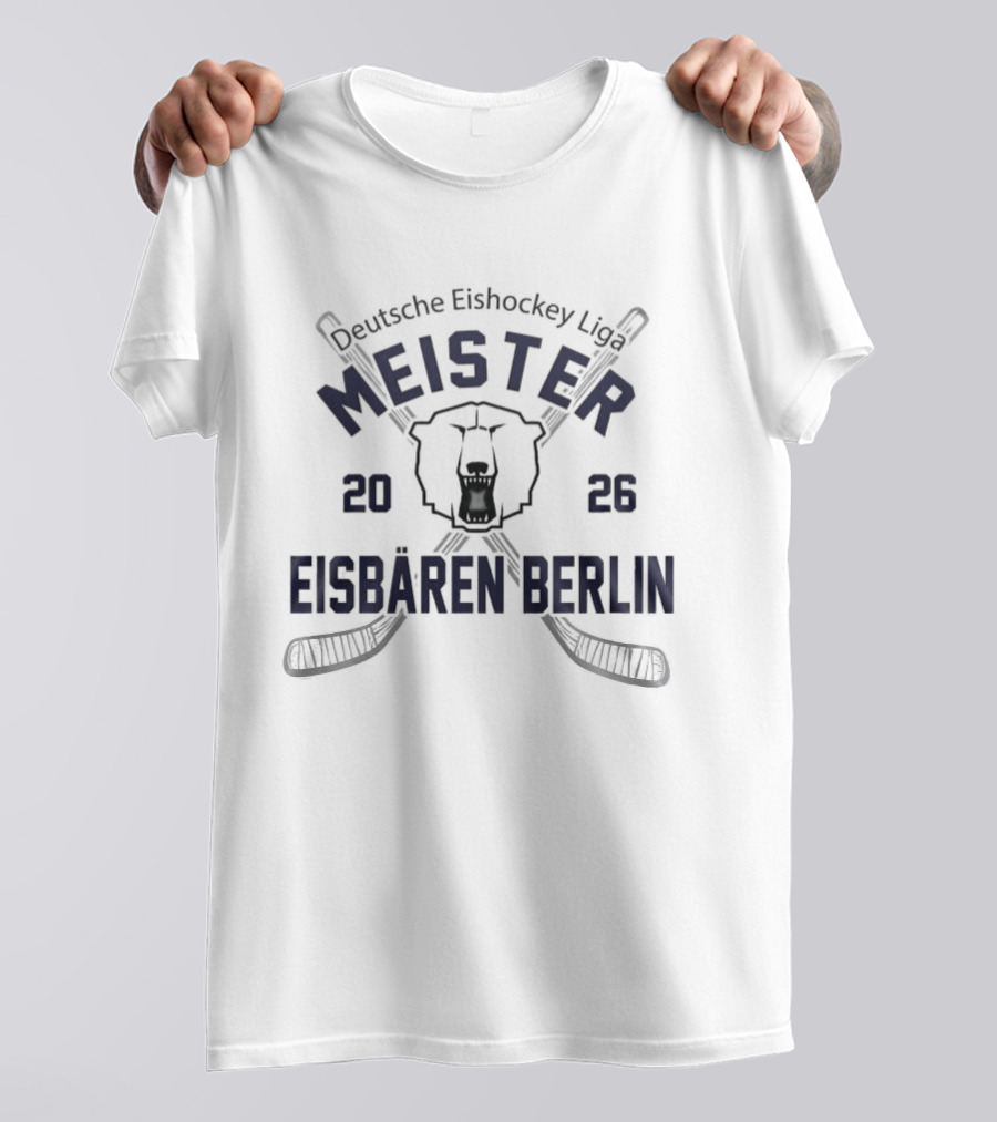 Eisbären Berlin Deutsche Eishockey Liga Meister 2026 T-Shirt